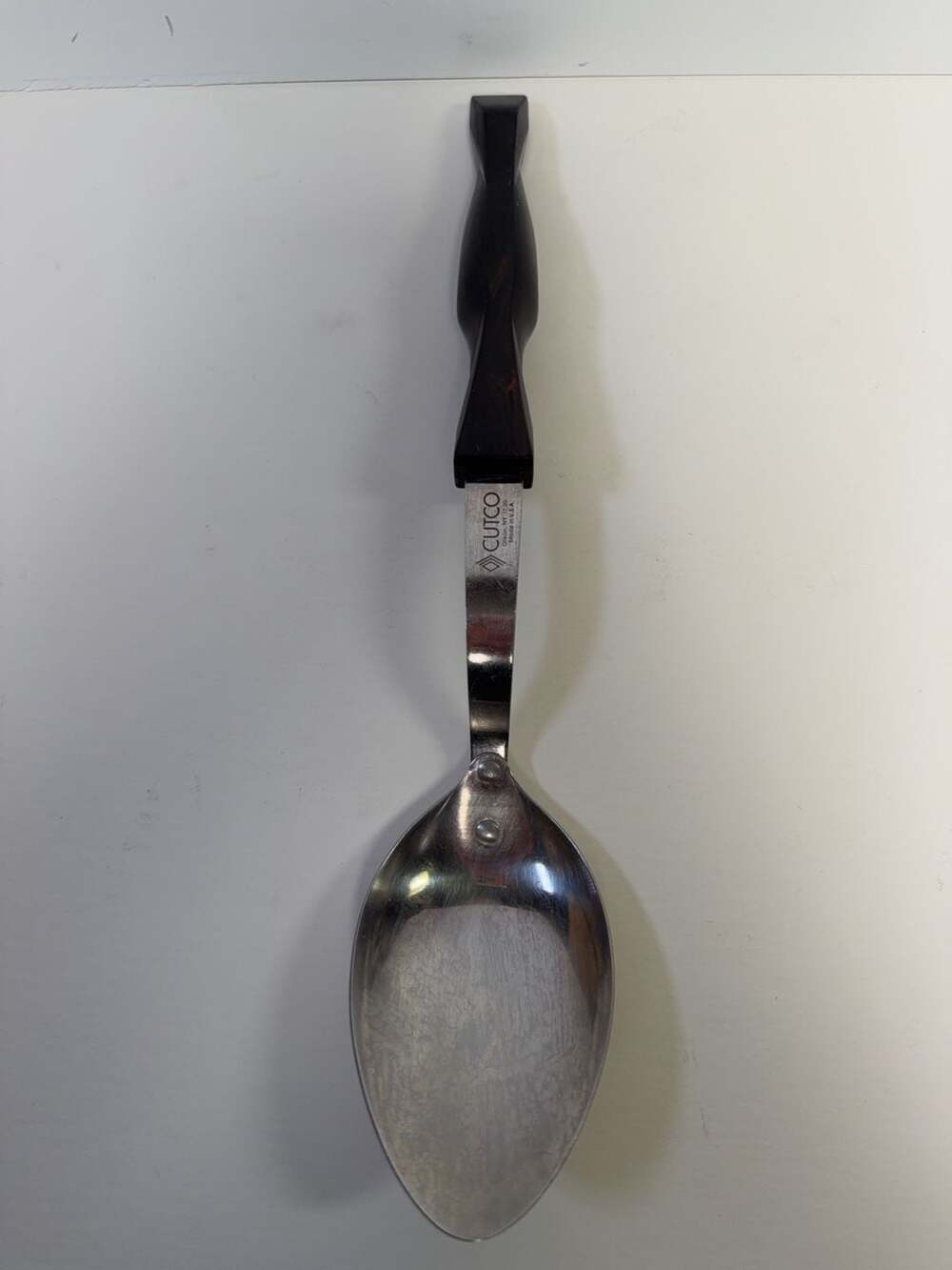 Cutco Vintage‎ Serving Spoon with Brown Handle